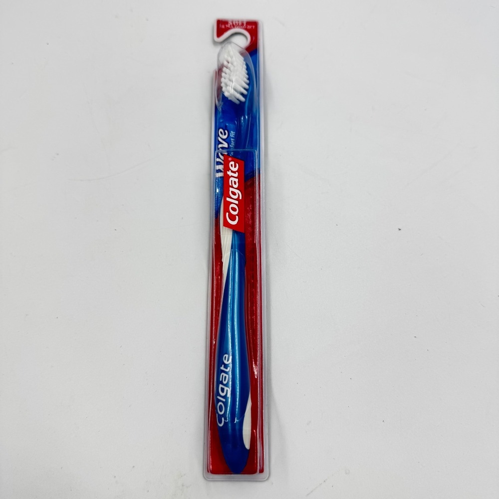 Colgate Wave Toothbrush Blue Ultra Compact Soft NEW‎